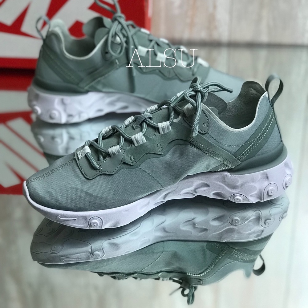 NWT Nike React Element 55 Mica Green W AUTHENTIC - Picture 6 of 8